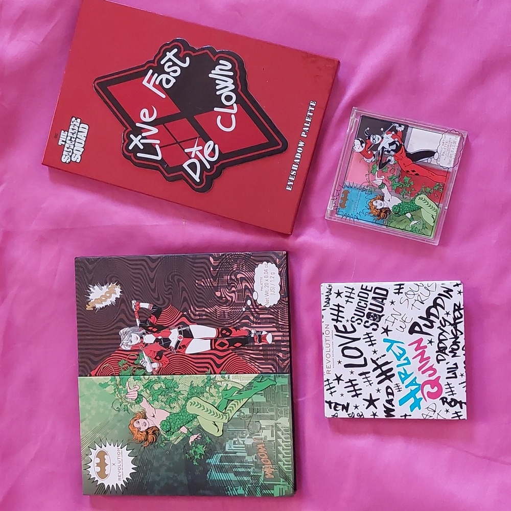 Harley Quinn Poison Ivy Suicide Squad eyeshadow bundle